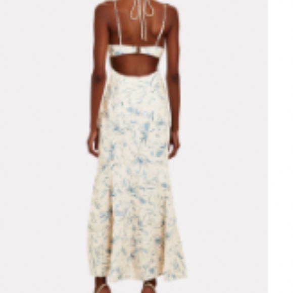 Significant Other Anica Cut-Out Linen-Blend Maxi Dress - Picture 4 of 8